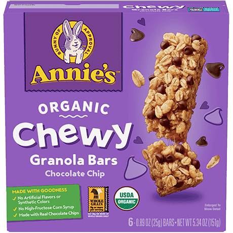 Gluten Free Double Chocolate Chip Granola Bars | Annie's